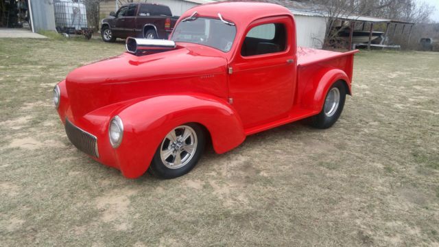 1941 willy's truck. blown,very nice!