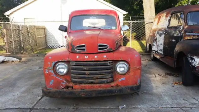 1949 ford f1 stepside pickup - flathead v8 - needs full restoration