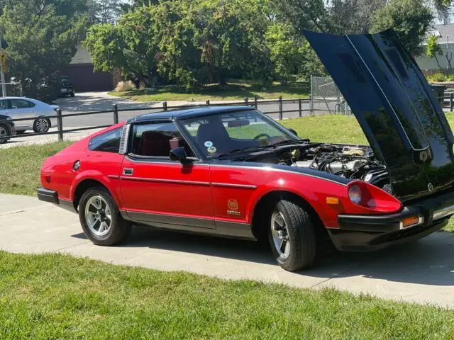 1980 280zx 10 anniversary red/black