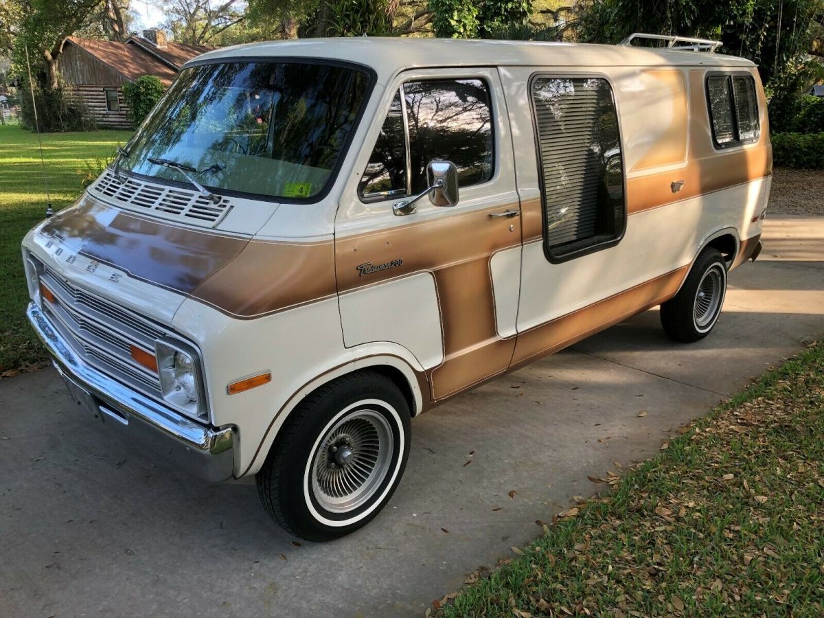 1977 dodge b200 custom conversion van 318ci auto low miles like new rv