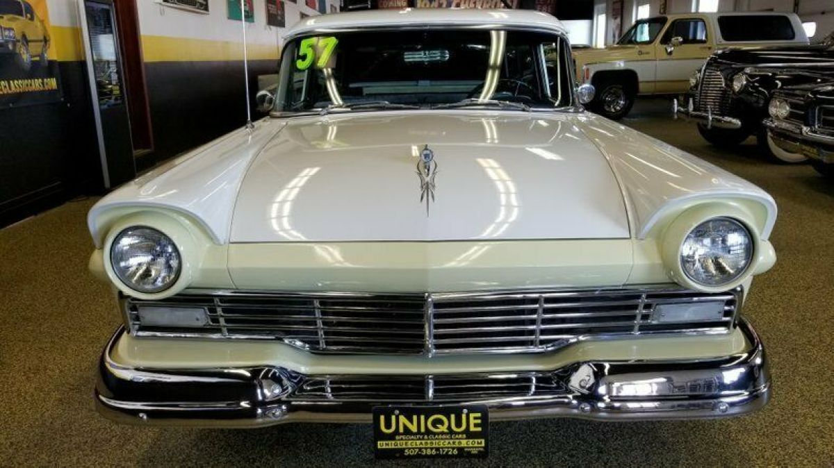 1957 ford fairlane ranch wagon 2dr street rod, must see! trades?