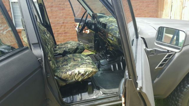 1982 toyota landcrusier fj60 woodland camo / blacked out bug out suv