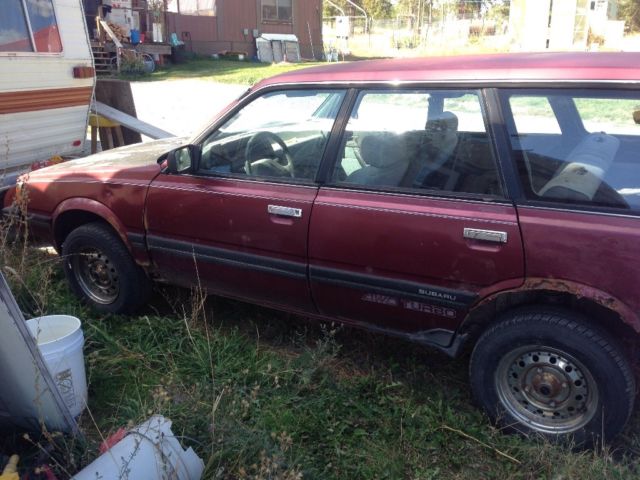 1988 subau gl 4x4 turbo