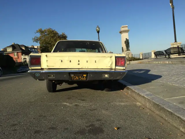 1967 dodge dart 273 cu.in. v8 2-door pale yellow - nyc