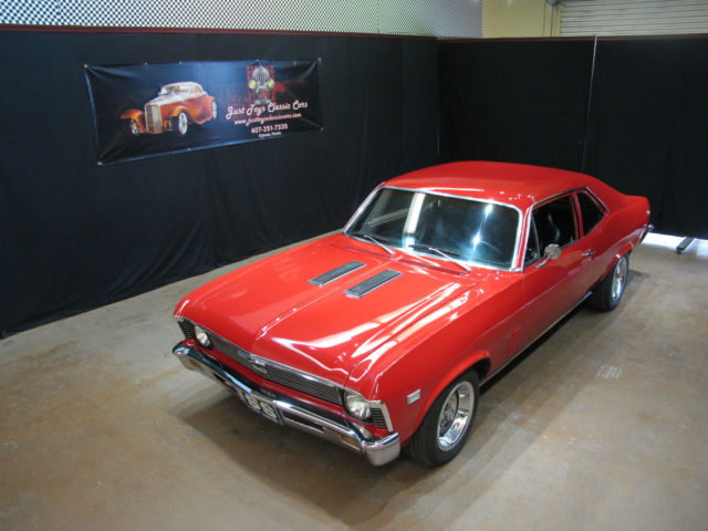 1968 chevrolet nova beautiful red, needs to be in your garage today!