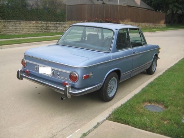 my beuatiful stock fjord blue 1973 bmw 2002