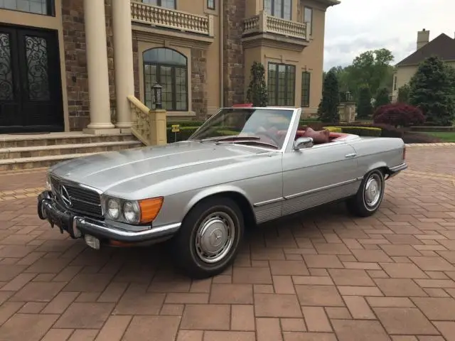 1973 mercedes 450sl euro bumpers hard top great condition conv. best color combo