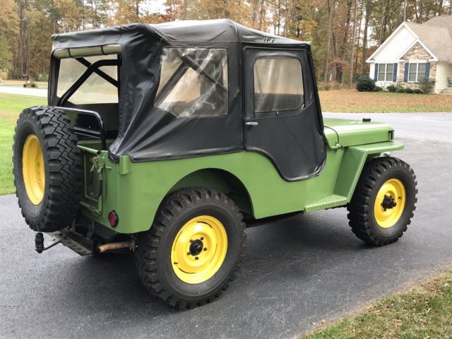 1946 willys cj2a nice solid jeep! garage queen ! awesome jeep green machine!