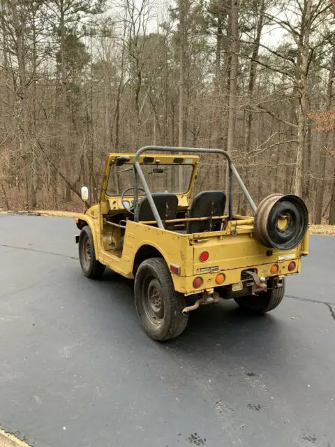 1972 suzuki lj20 sedan yellow 4wd manual 2 door