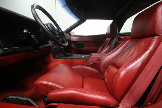 1984 chevrolet corvette 8521 miles red roadster 5.7 liter v8 automatic