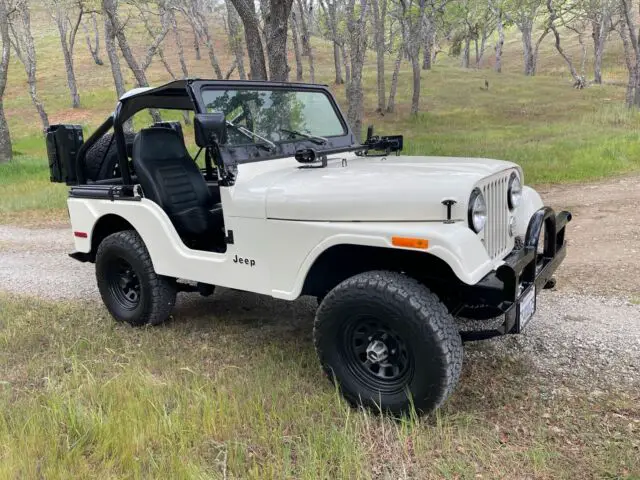 1976 jeep cj5 suv white fwd manual