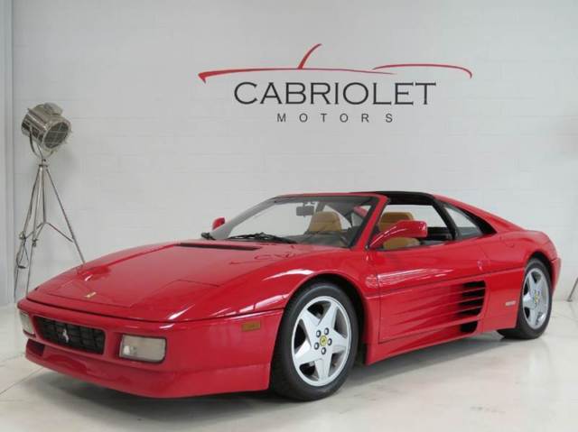 1991 ferrari 348 ts 43310 miles rossa corsa coupe 3.4l v8 manual 5-speed