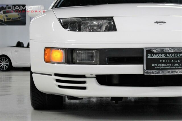 1993 nissan 300zx turbo 64006 miles super white hatchback v6 3l twin turbocharge