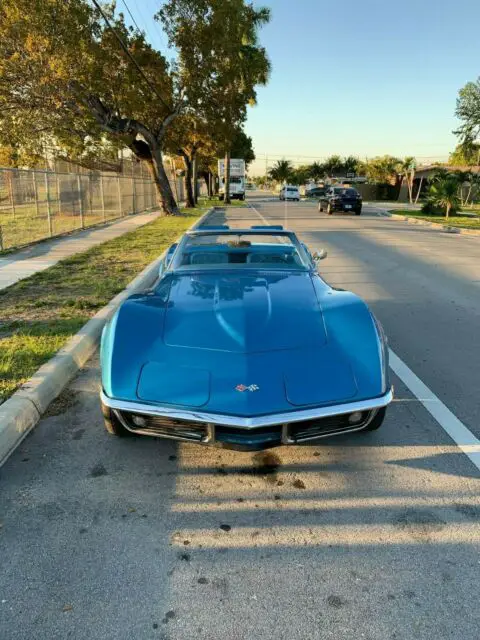 1969 corvette convert, #'s matching, 4-spd, no reserve, both tops, 350/350
