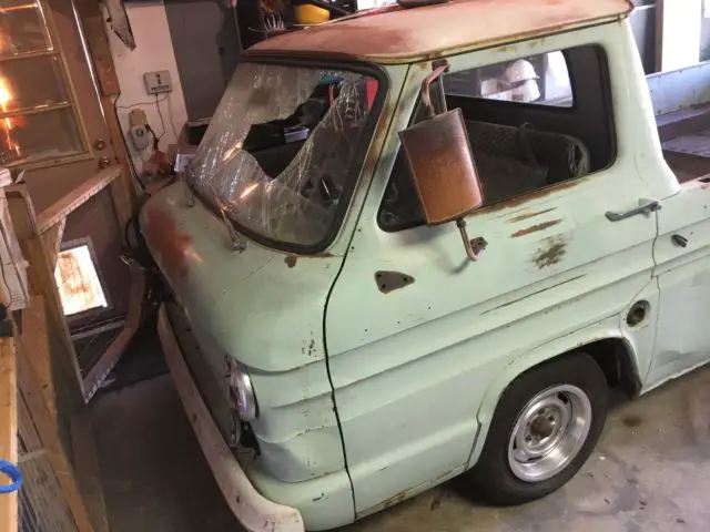 1961 corvair 95 loadside pickup & trailer full of parts
