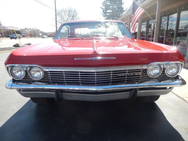 1965 chevrolet impala ss regal red 396 ci/375 hp 4 speed car