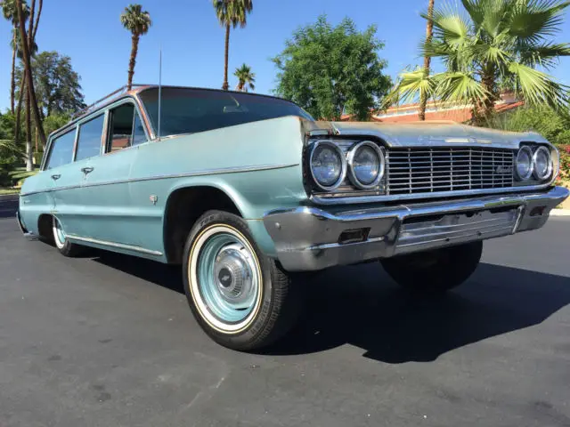 1964 impala bel air wagon ! bagged ! patina ! rat rod ! lowrider !