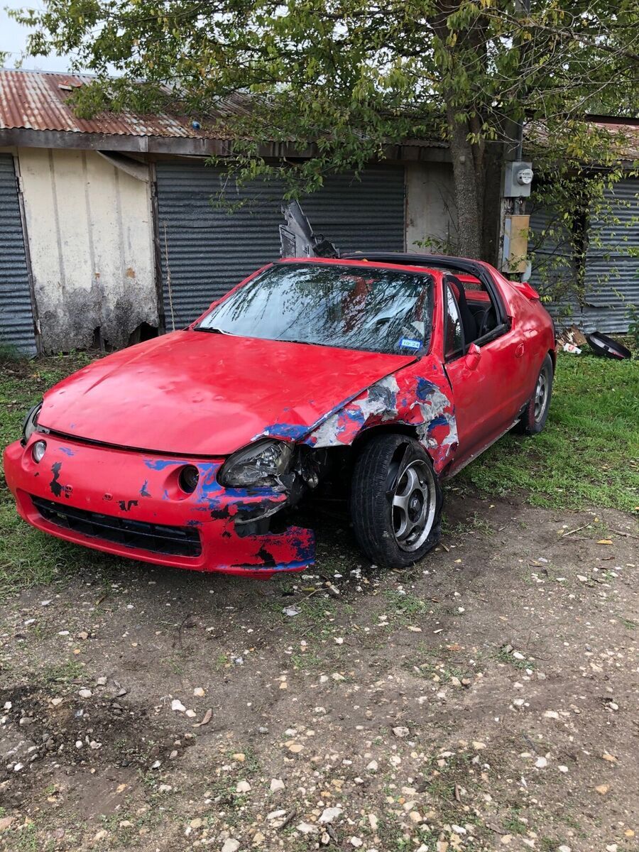 1993 honda civic del sol coupe red fwd manual del sol s