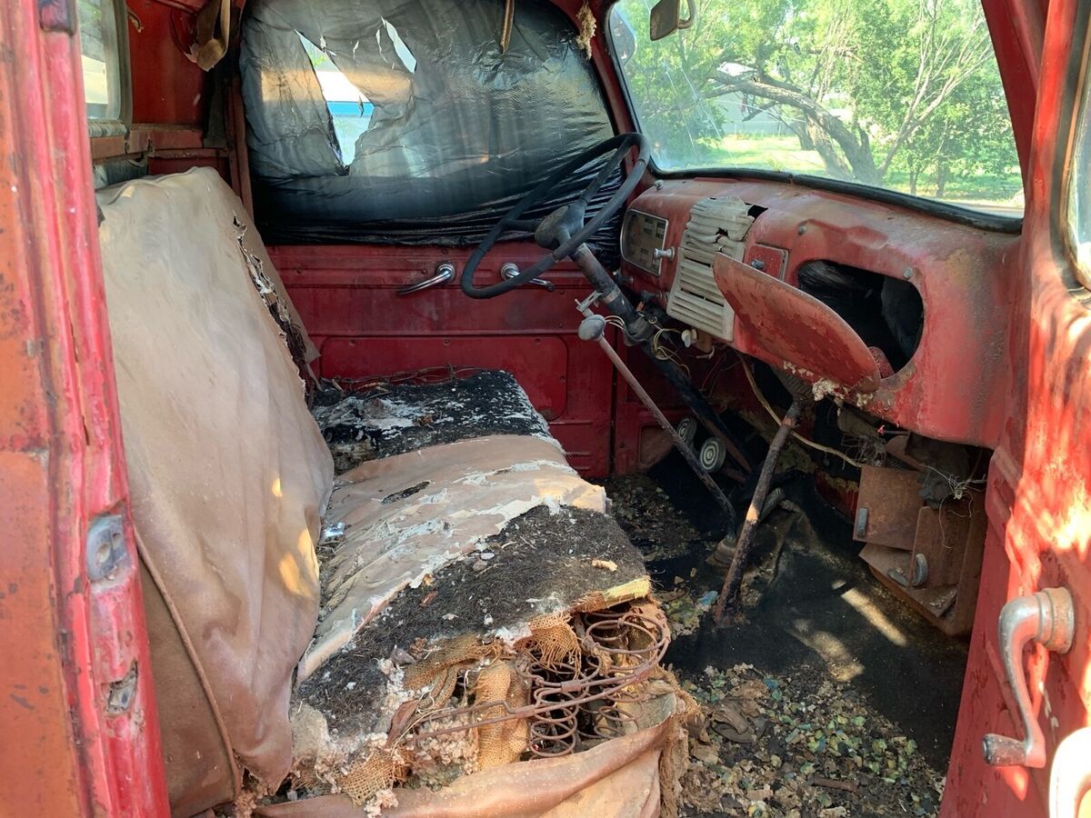 1949 ford f pickup brown rwd manual f4