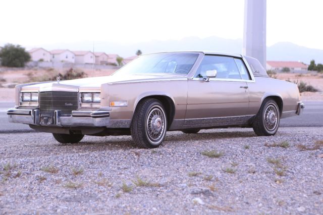 1985 cadillac eldorado biarritz, 85k miles, rare color combination