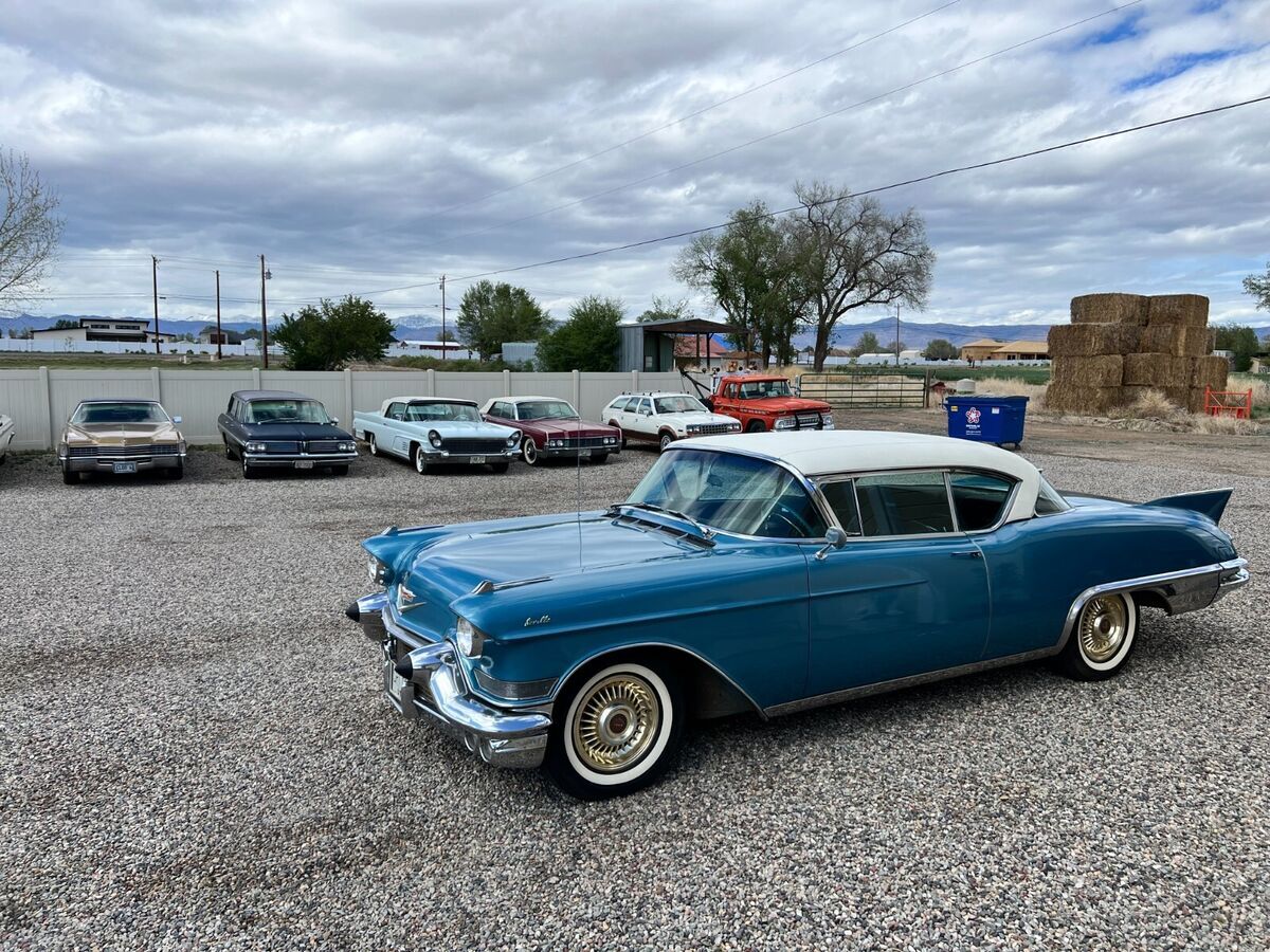 1957 cadillac eldorado seville 2 door sport coupe 365 v8 a/c rust free biarritz