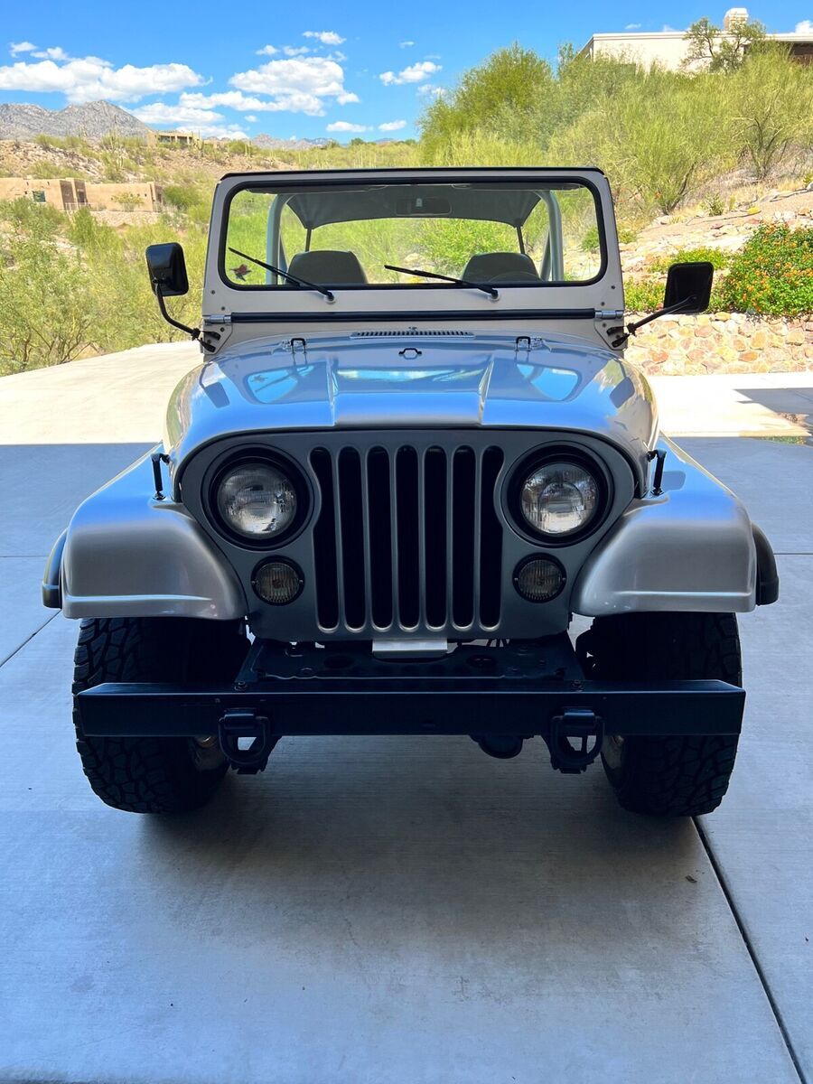 1980 jeep cj5 wagon grey 4wd manual