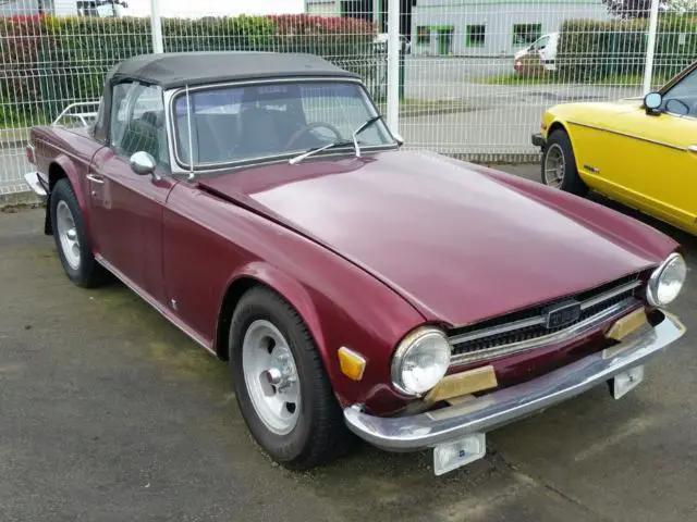 1970 triumph tr6 100% rust free. located near le mans france. all customs paid