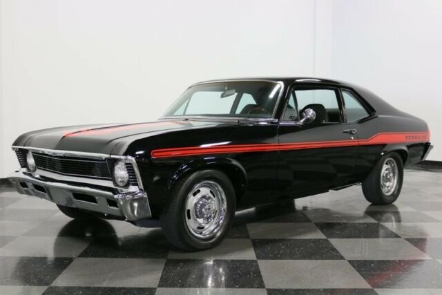 classic chevy muscle car! yenko tribute! 383 stroker, auto, black