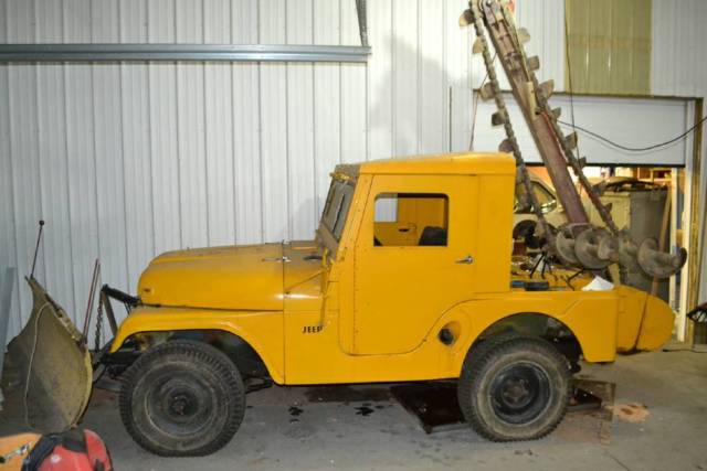 1957 willys cj5 jeep-a-trench
