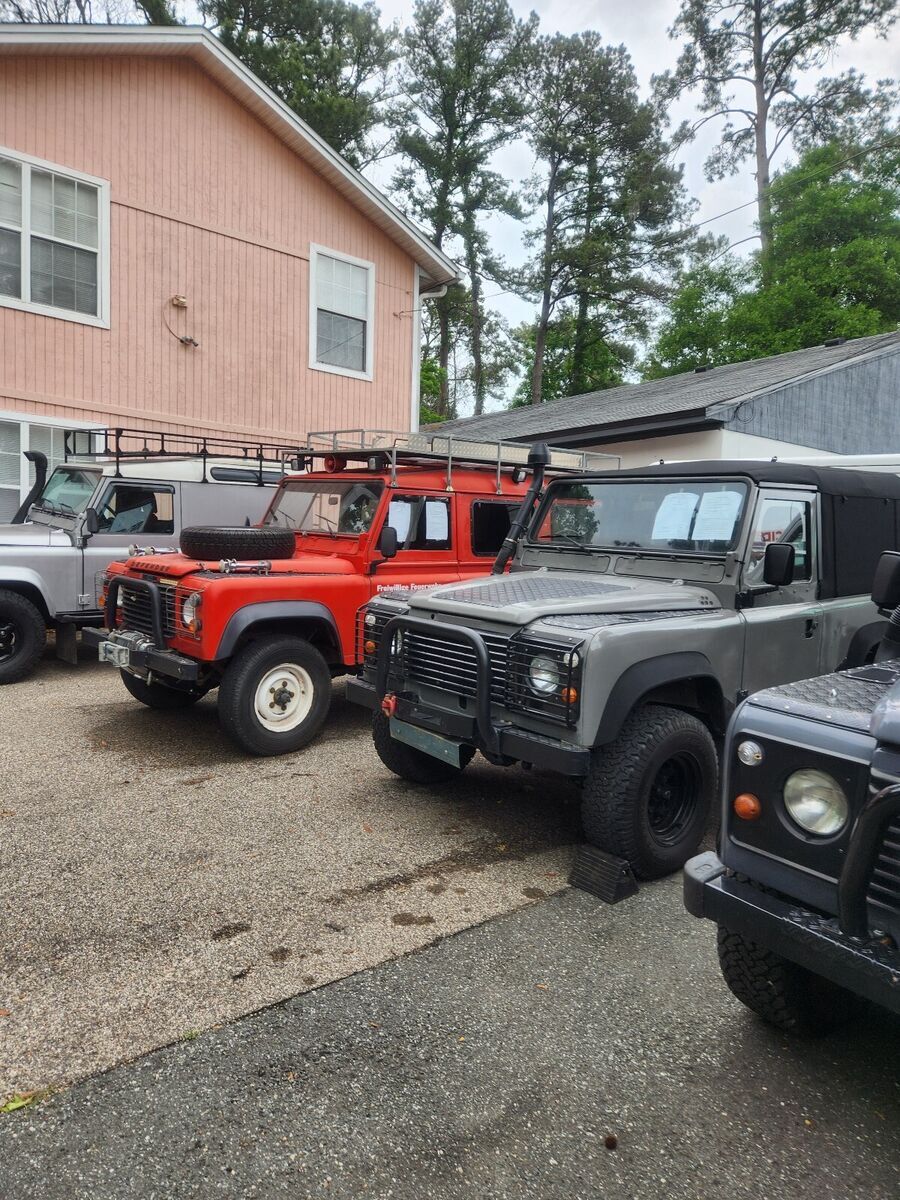 1984 land rover defender suv grey defender 90