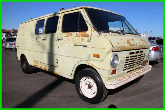 1970 ford econoline 200 super van manual 6 cylinders no reserve