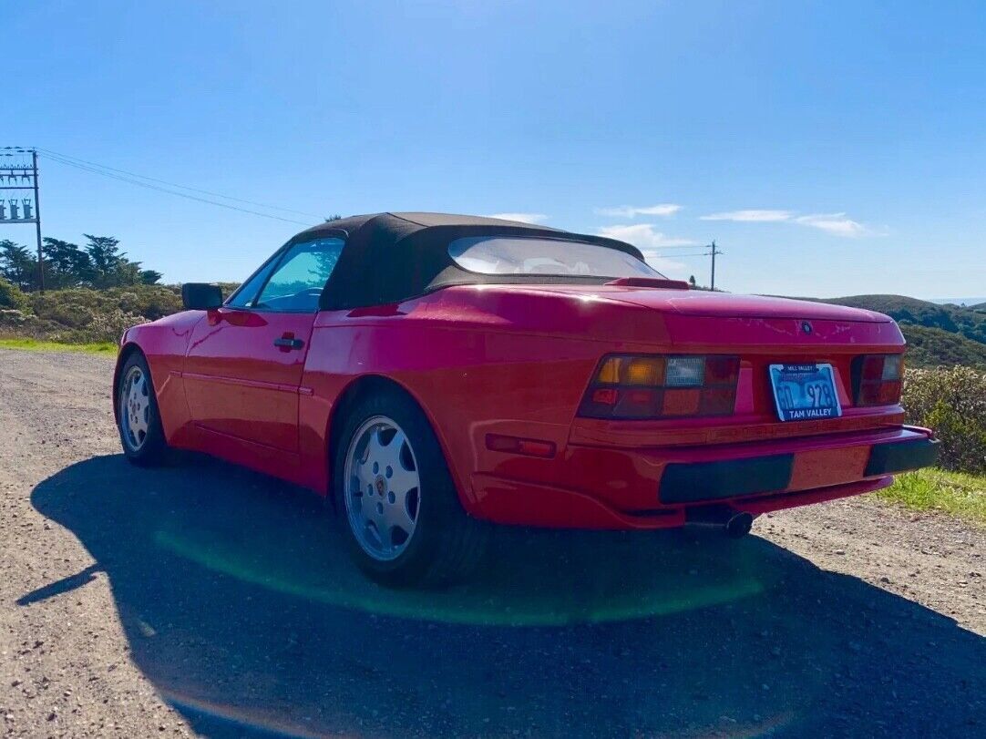 1990 porsche 944 convertible red s2
