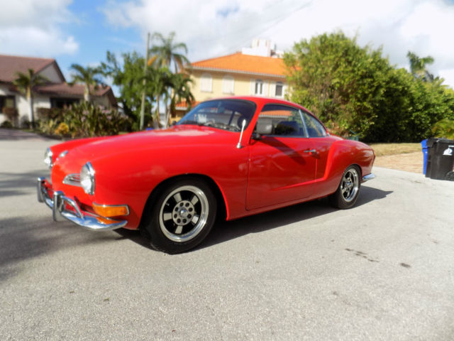 1971 vw karman ghia coupe resto mod 2332 cc motor over 25 k spent show condition