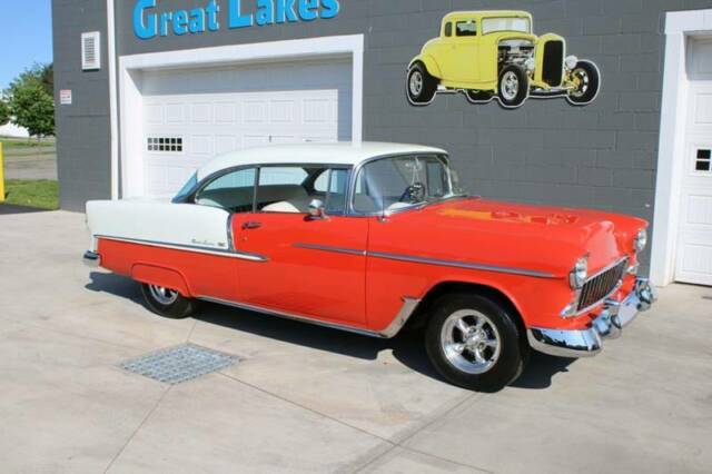 1955 chevrolet bel air 2-door hardtop stroked 4-spd tri-five beautiful