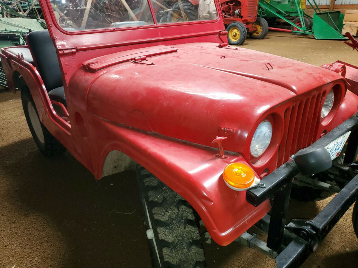 this is a 1953 willys jeep m38 that needs restoration not a model cj3b