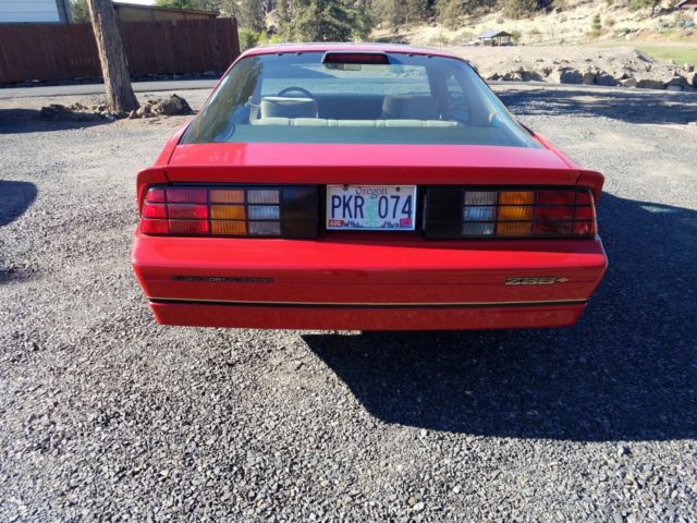 1986 chevrolet camaro z28 iroc low miles