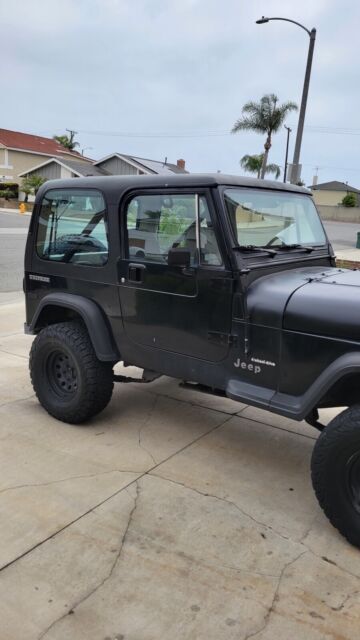 1990 jeep wrangler / yj suv black 4wd manual s