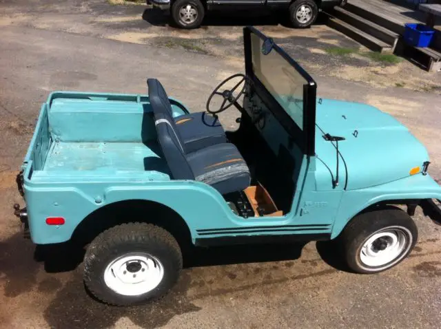 1969 jeep cj-5 kaiser - runs! great for restoration - no title fj40 toyota