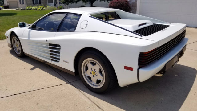 wow!! 1991 ferrari testarossa with only 10k fresh major! ultra rare color combo