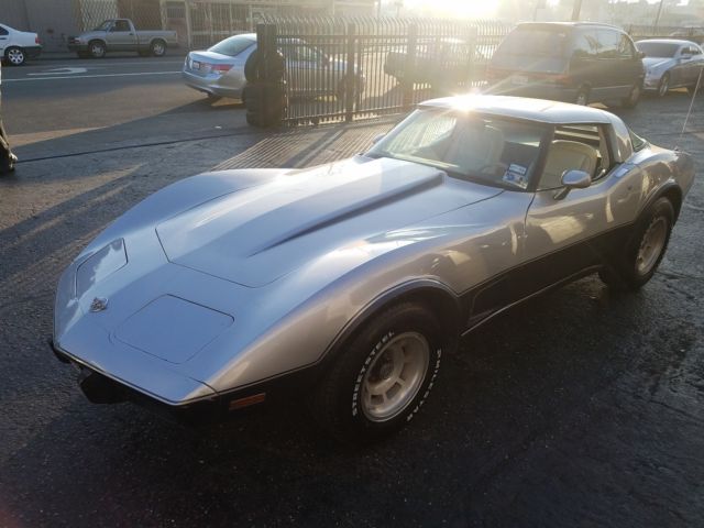 1978 chevrolet corvette 25th silver anniversary stingray