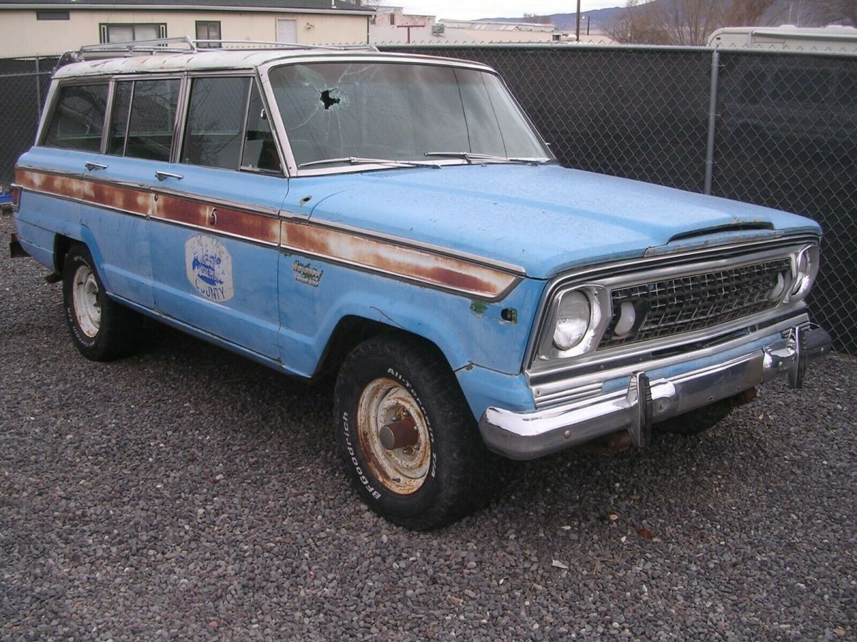 1974 jeep custom wagoneer factory amc 401 !!!