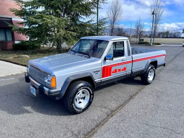 1986 jeep comanche pickup grey 4wd manual xls