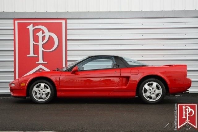 1992 acura nsx coupe 3l v6 24v manual, red, only 42,865 pampered miles