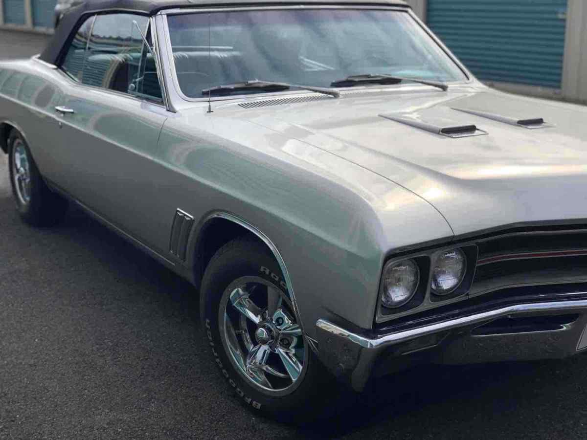 1967 buick gs 400 convertible grey rwd automatic