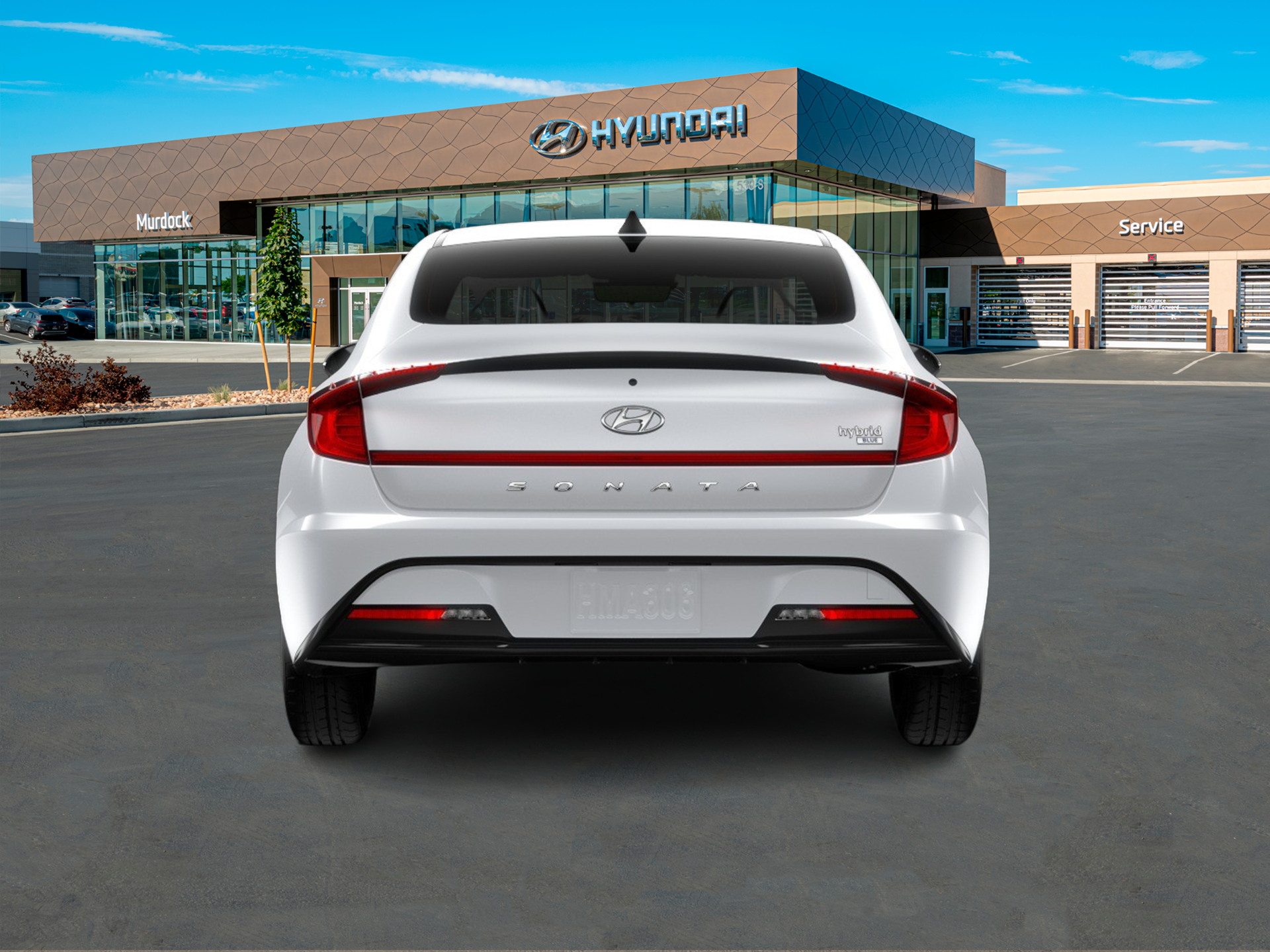 2023 hyundai sonata hybrid blue