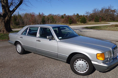 mercedes 1987 300sdl low miles beautiful silver long body sedan
