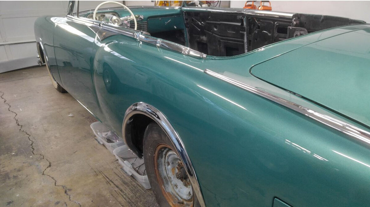 nearly complete 1953 packard caribbean convertible project
