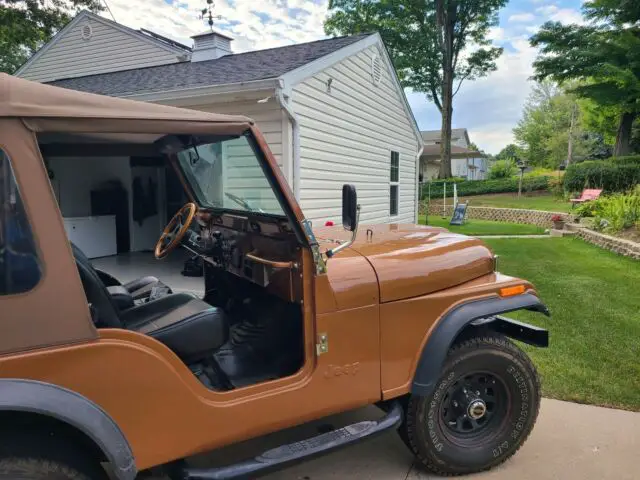 1978 jeep cj 5 brown 4wd manual base