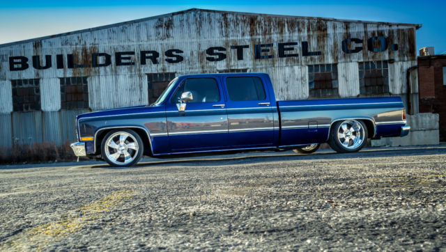 1988 chevrolet chevy silverado c10 r20 crew cab 1/2 ton custom shop show truck