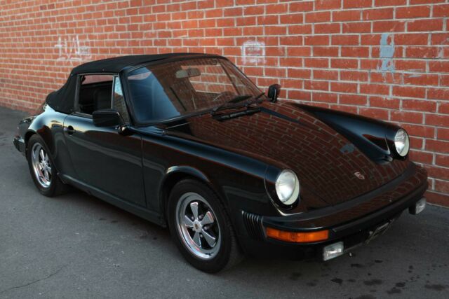 83 911 first year cabriolet blk/blk